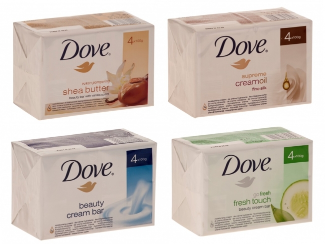 Home and Beauty Ltd - Dove Soap 4pk